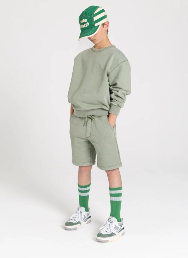 Short Milo Coton Bio | Vert kaki clair