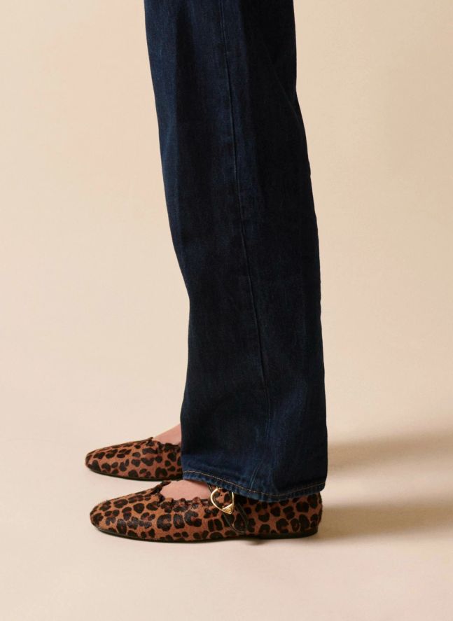 Ballerines Ginger Léopard | Marron