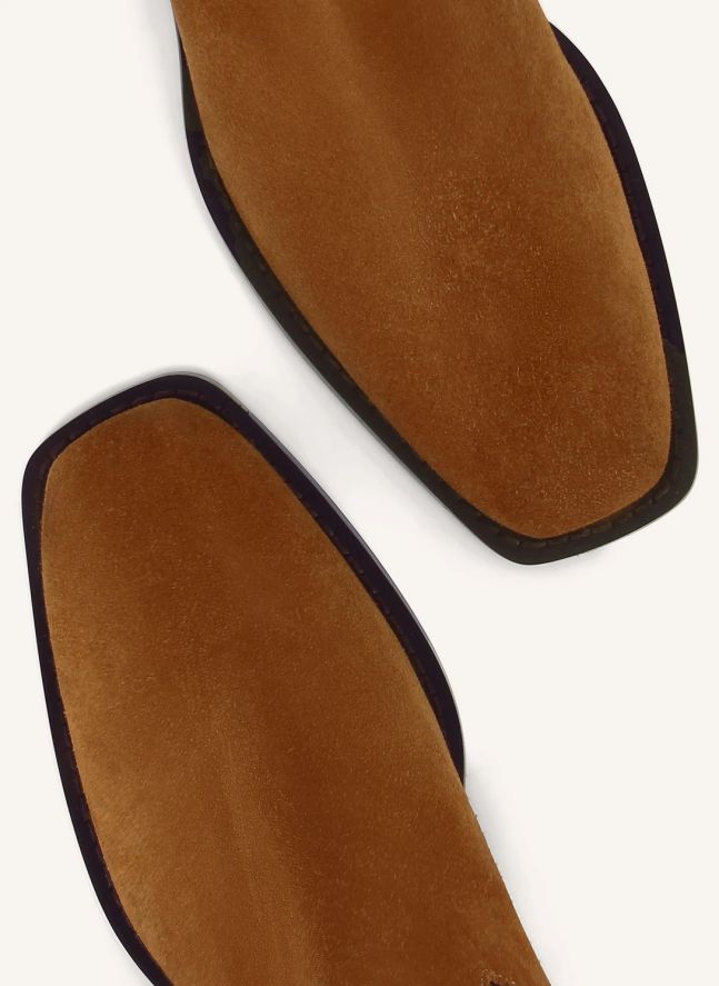 Bottines Clyde Daim | Camel