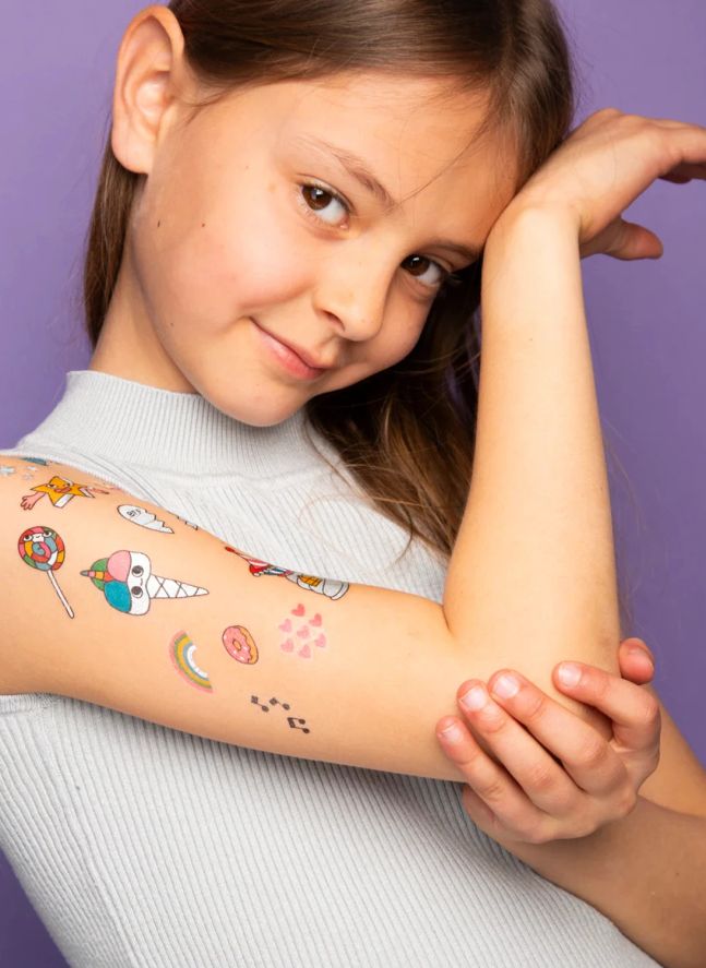 Tatouages temporaires Lily | Rose
