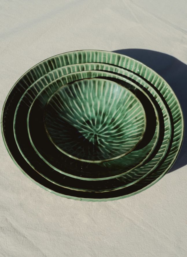 Plats Verde Lanza, Pascale Naessens - Set de 2 | Vert