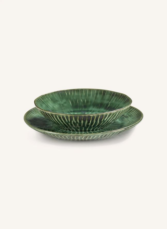 Plats Verde Lanza, Pascale Naessens - Set de 2 | Vert