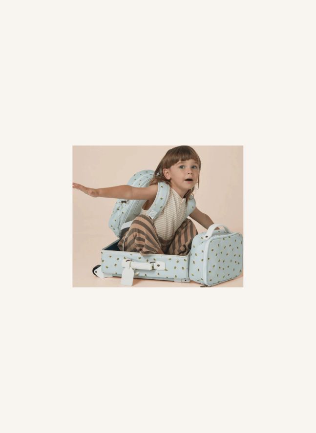 See-ya Bee suitcase | Blue