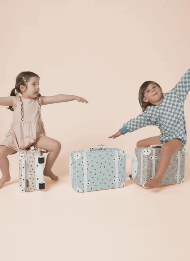 See-ya Butterfly suitcase | Ecru