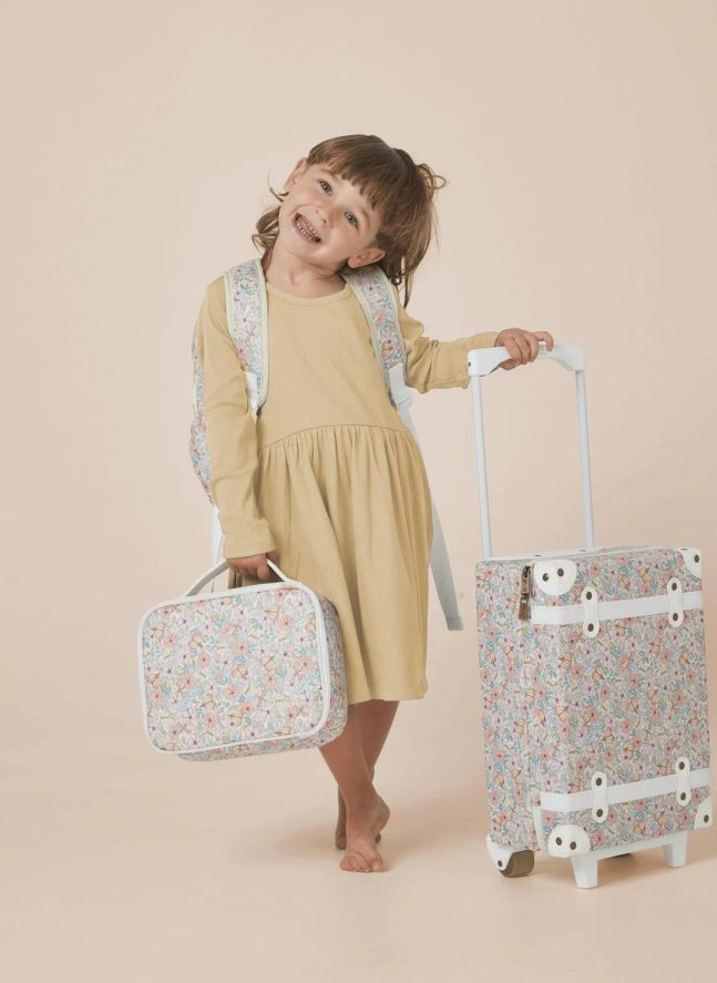 See-ya Butterfly suitcase | Ecru