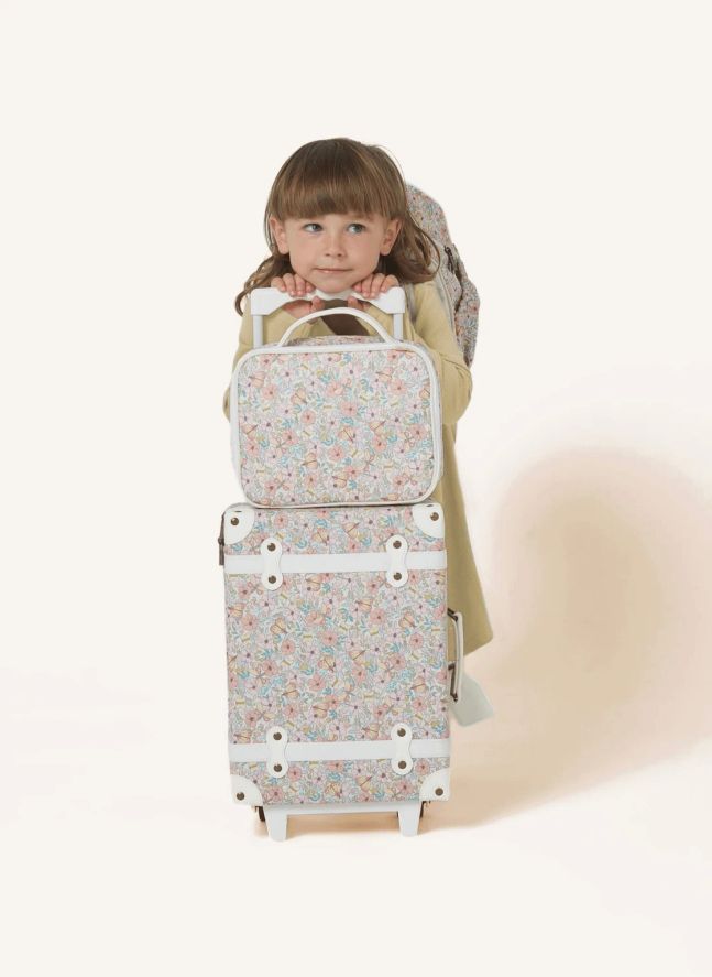 See-ya Butterfly suitcase | Ecru