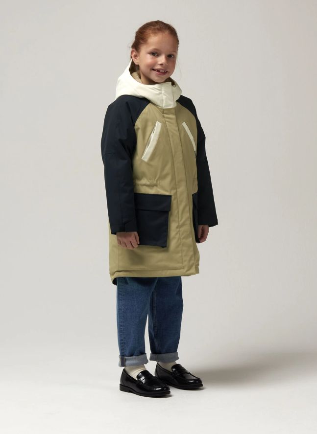 Parka impermeable Fast Camel | Verde Pálido