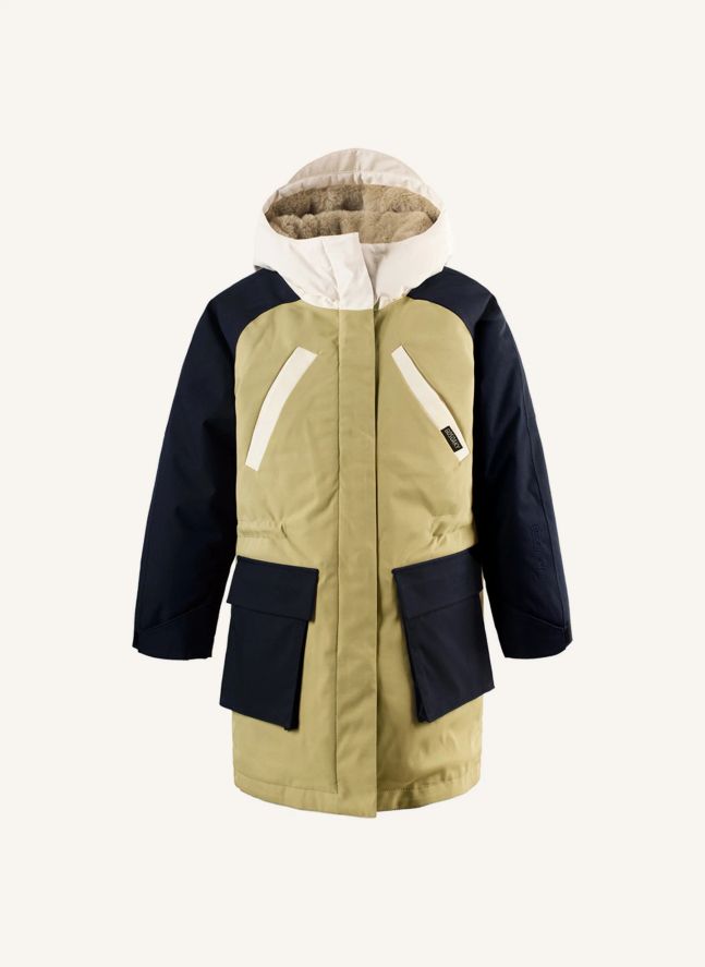 Parka impermeable Fast Camel | Verde Pálido