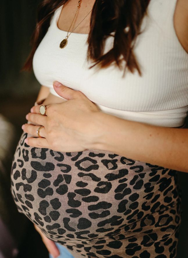 From Bump to Baby Headband | Leopard