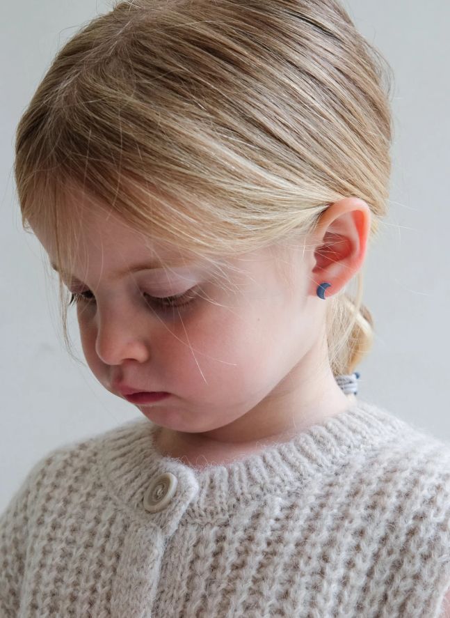 Boucles d'oreilles autocollantes | Rose