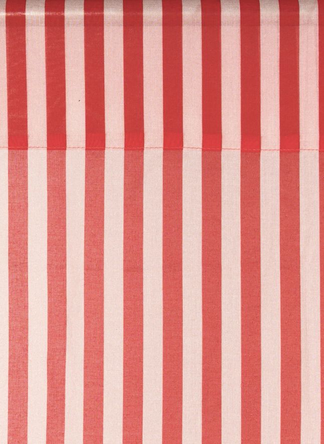 Rideau en voile de coton Wendy Checks | Rouge
