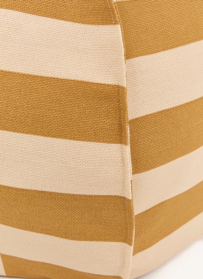 Pouf rond Vibes Tiles | Jaune