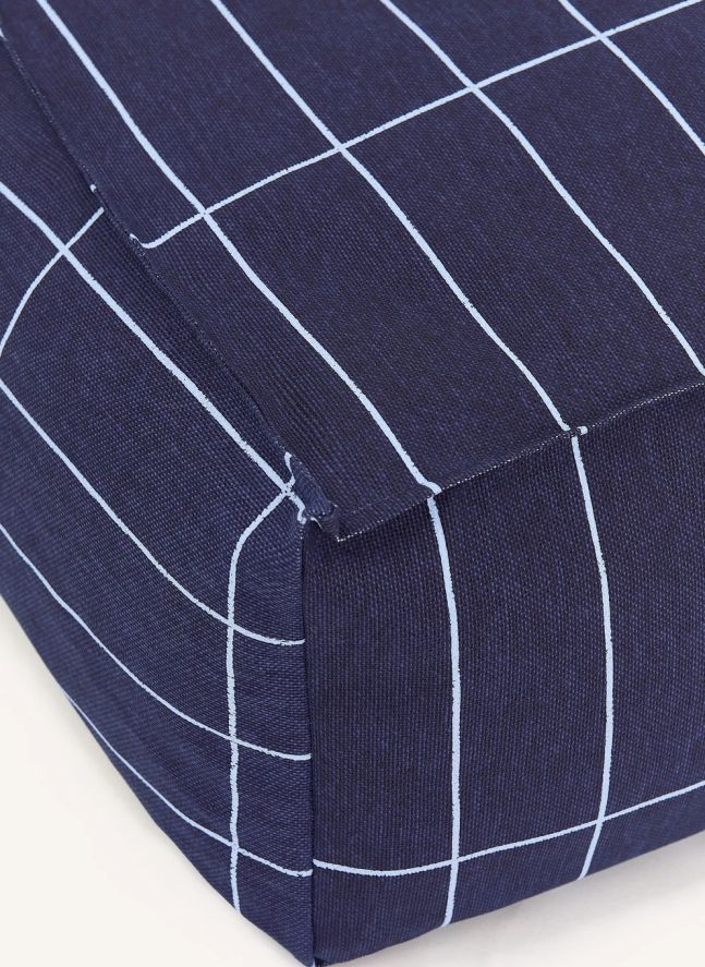 Vibes long pouffe | Navy blue