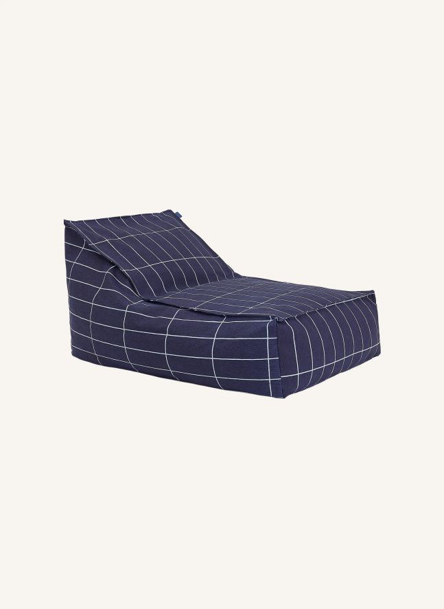 Vibes long pouffe | Navy blue