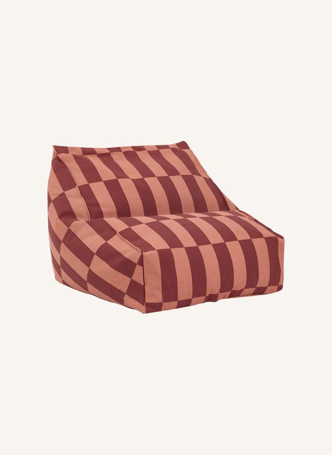 Fauteuil pouf Vibes | Rouge