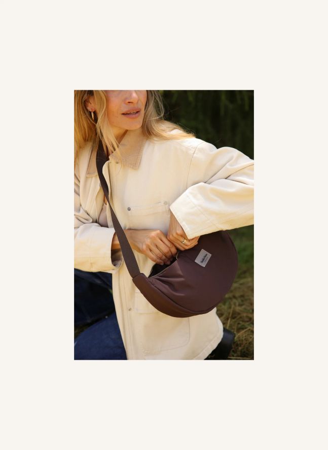 Sac banane Puffy | Marron