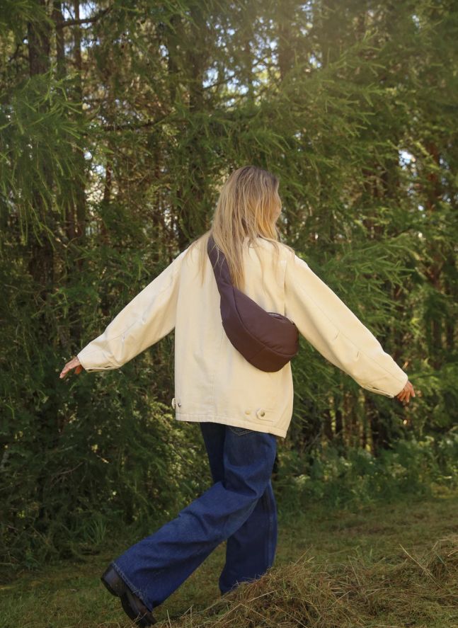 Sac banane Puffy | Marron