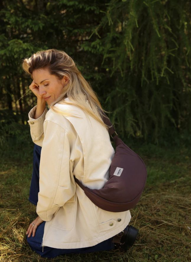 Sac banane Puffy | Marron