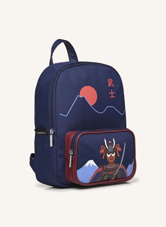 Petit Cartable Samourai | Bleu