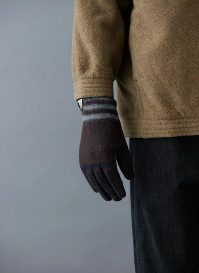 Jersey gloves | Brown