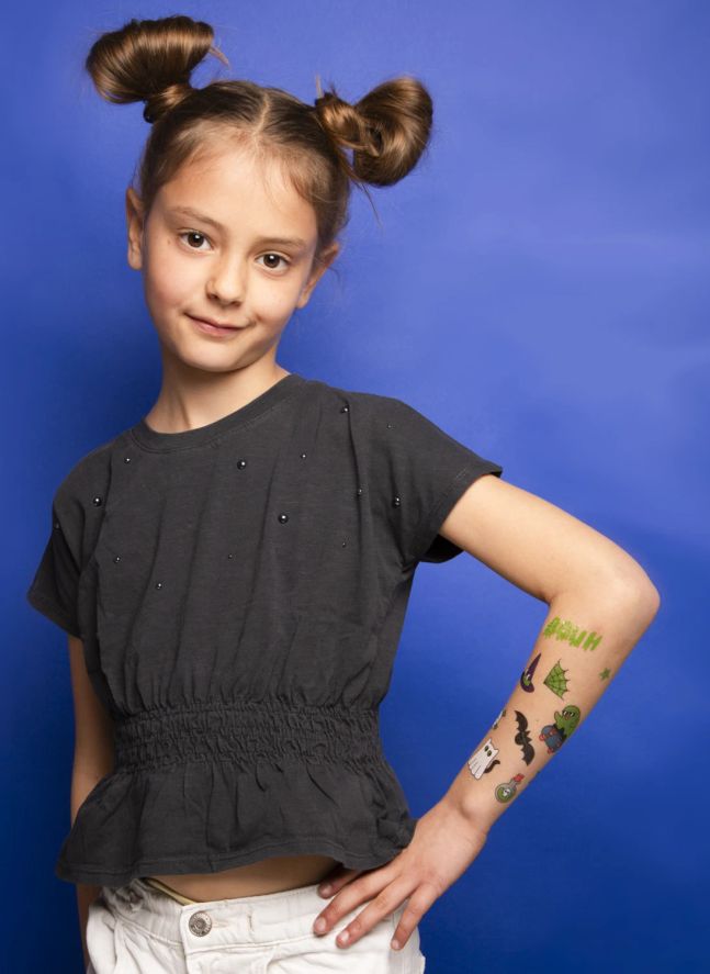 Tatouages temporaires phosphorenscents Boo!