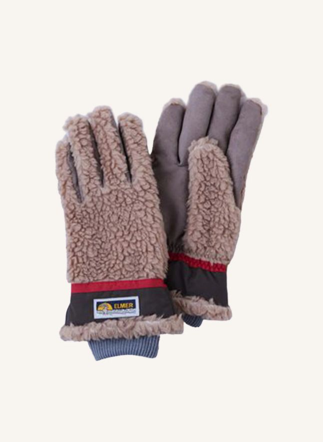 Teddy Wool Gloves | Camel