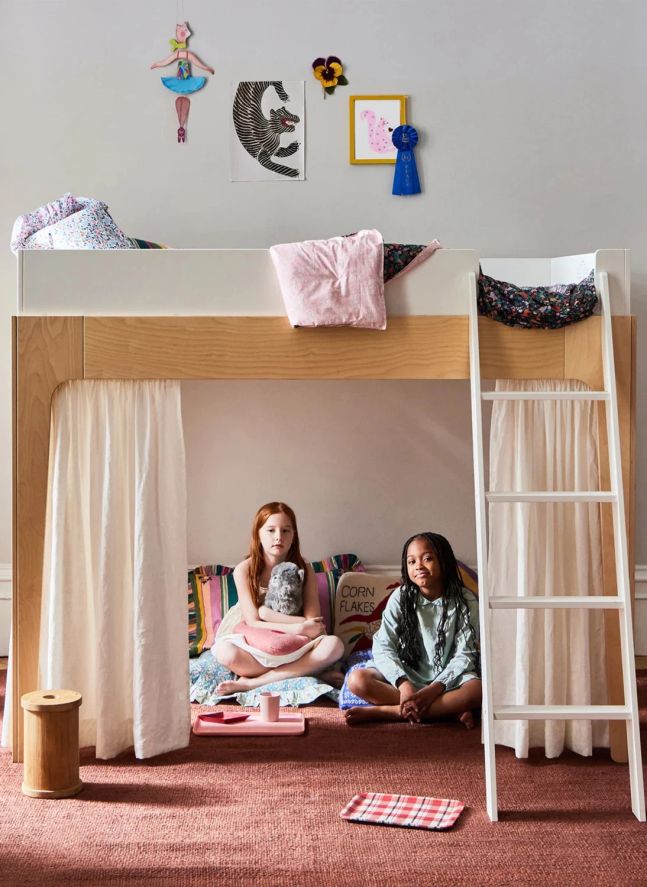 Rideaux pour lit Perch | Ecru