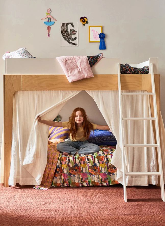 Rideaux pour lit Perch | Ecru