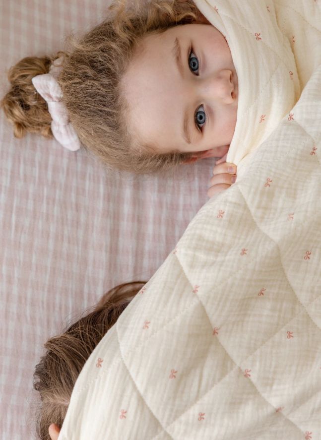 Drap-housse Rosewater en coton bio | Rose pâle