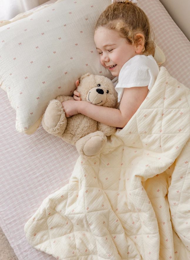 Drap-housse Rosewater en coton bio | Rose pâle