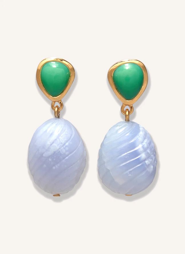 Boucles d'Oreilles Andalusia | Bleu