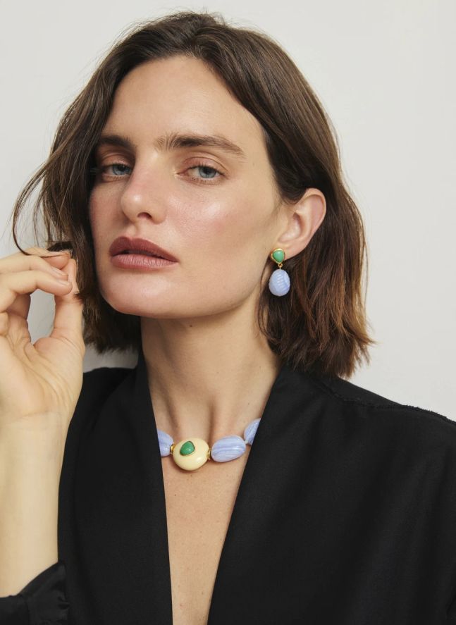 Boucles d'Oreilles Andalusia | Bleu