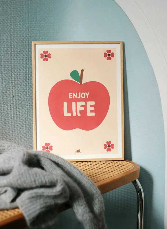 Póster Disfruta de la vida