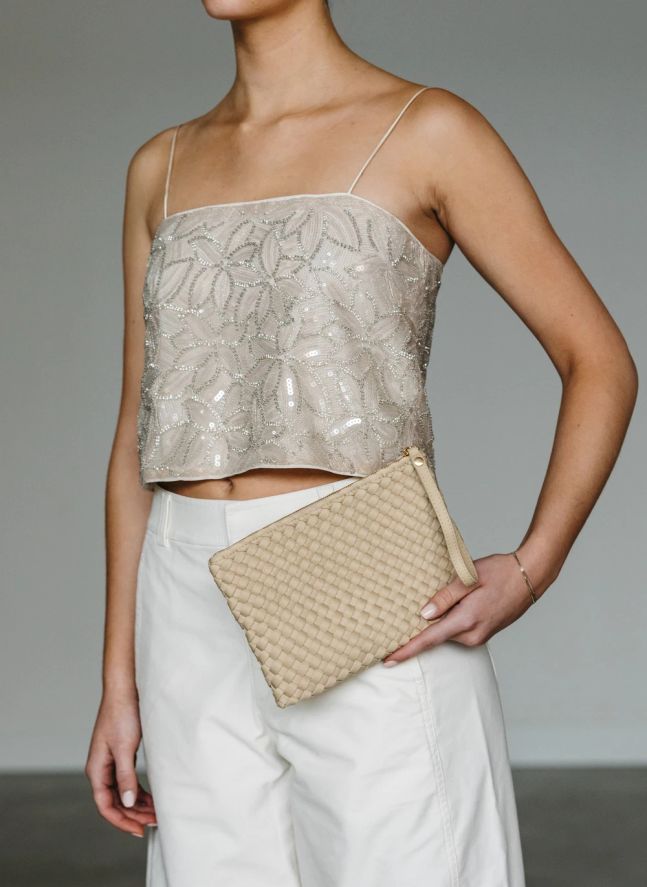 Marrea clutch bag | Sand