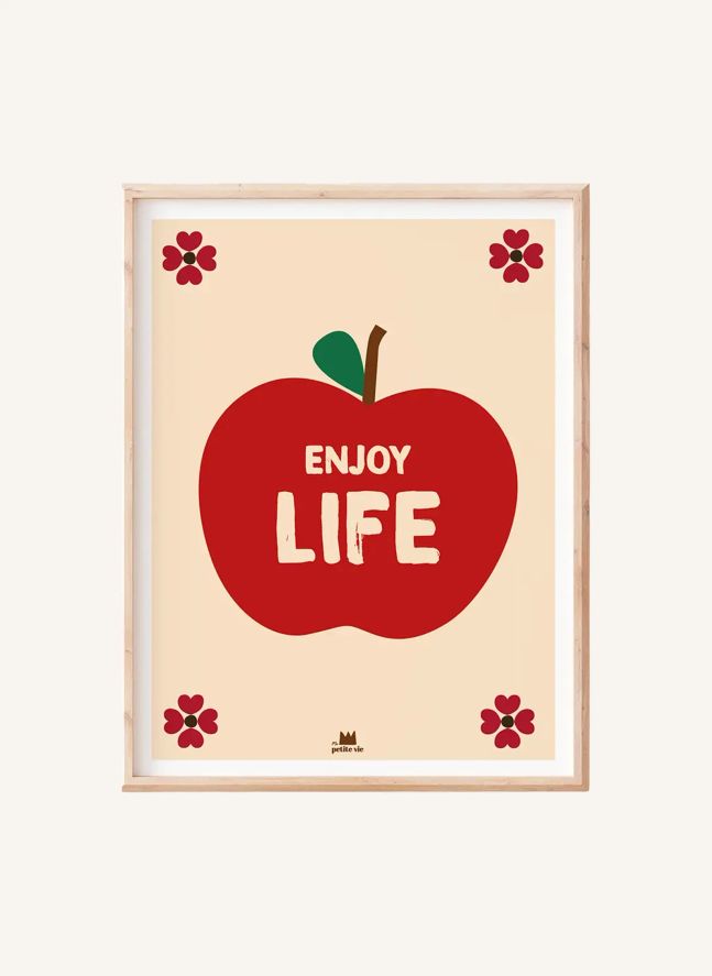 Póster Disfruta de la vida
