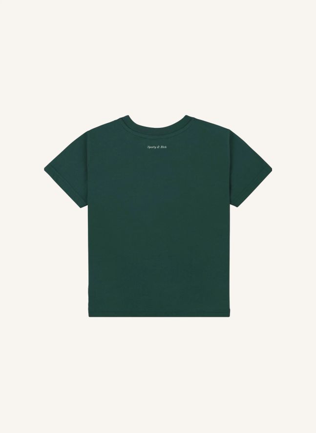 T-shirt Be Nice Coton Recyclé | Vert foncé
