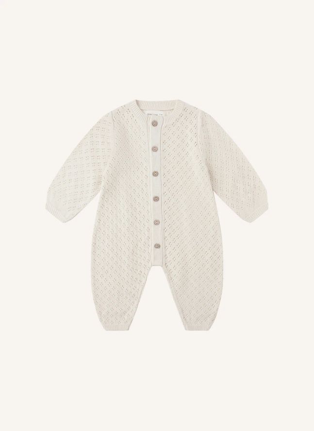 Combinaison Bubble Coton Bio | Ecru