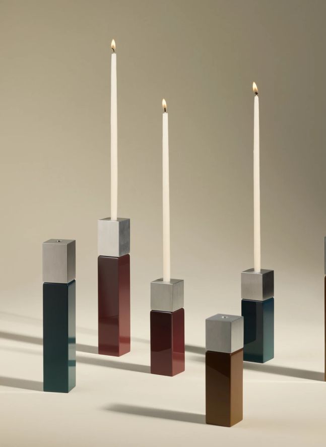Bougeoir Oscar | Carmin