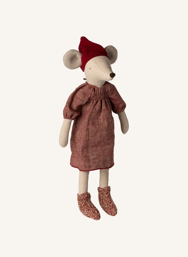 Peluche souris de Noël