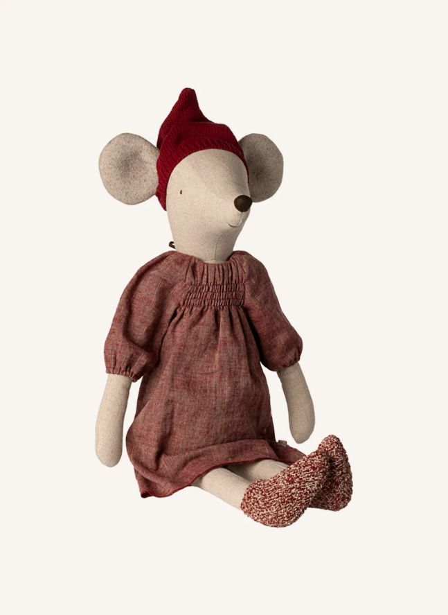 Peluche souris de Noël