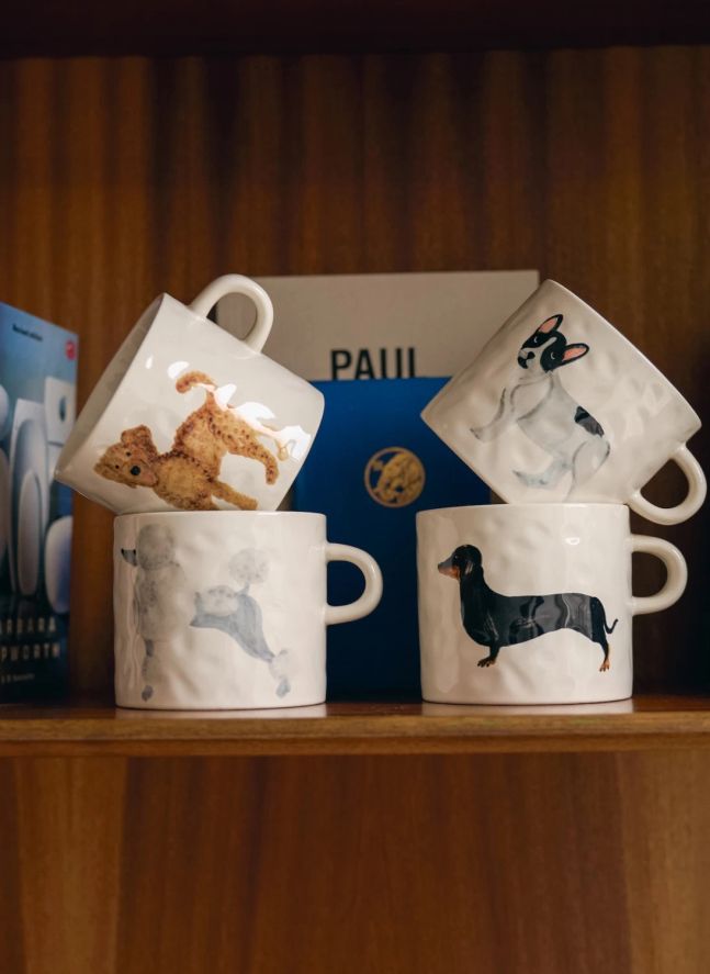 Poodle mug