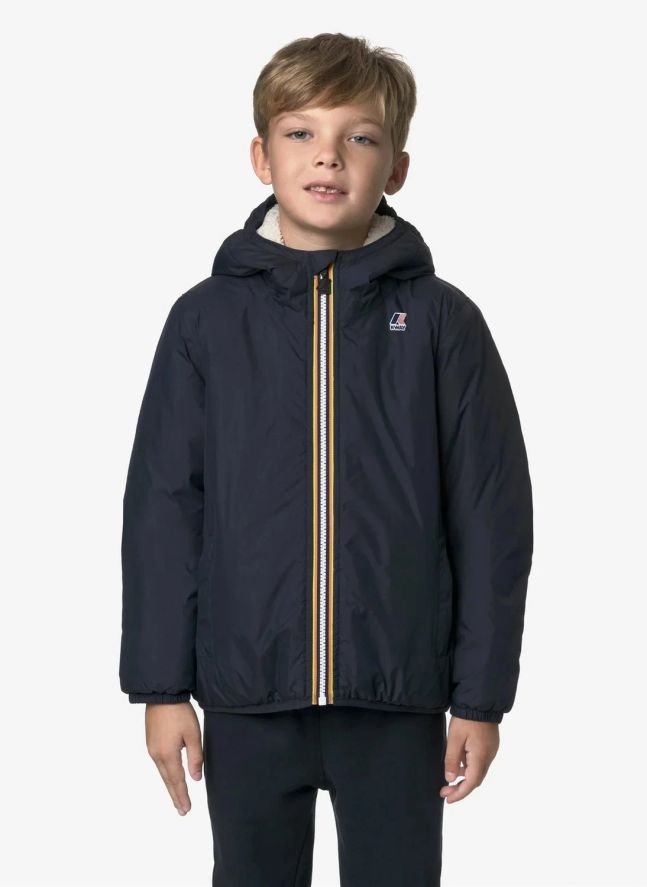Veste Imperméable Fourrée Le Vrai 4.0 Claude Orsetto | Bleu marine