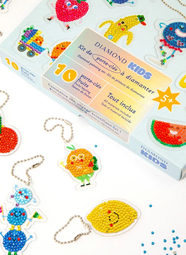 Children's Diamond painting kit - Key ring