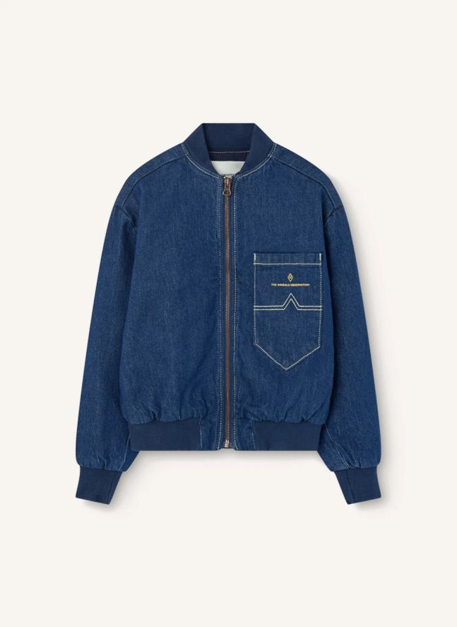 Bomber Denim Finch Coton Bio | Bleu foncé