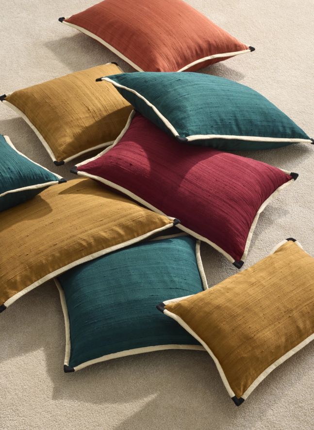 Coussin en soie Séquence | Thé de Chine