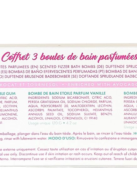 Bombes pour le bain Fizzer - Set de 3