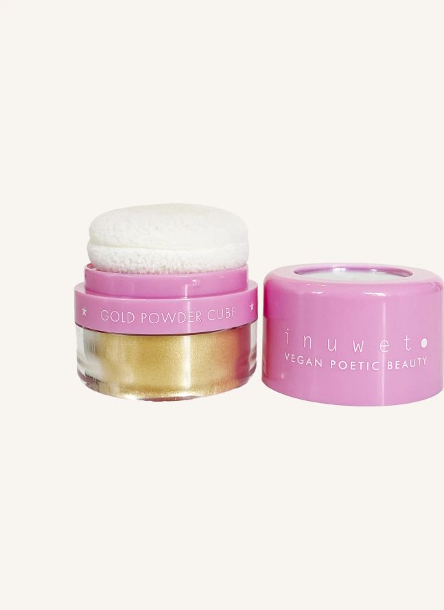 Cube poudre Gold Glitter 