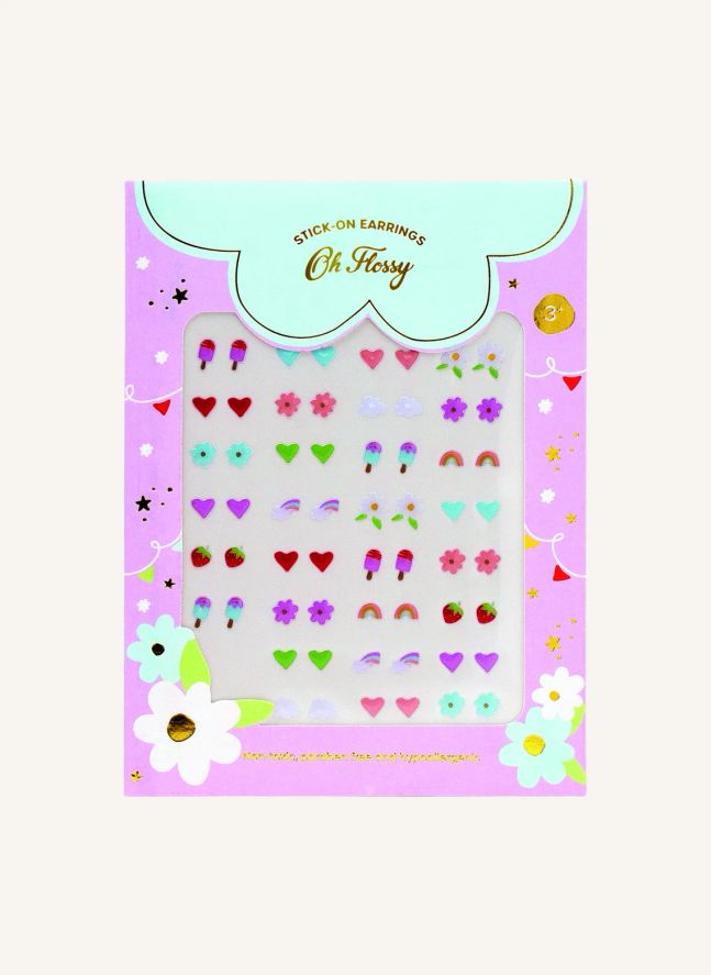 Boucles d'oreilles autocollantes