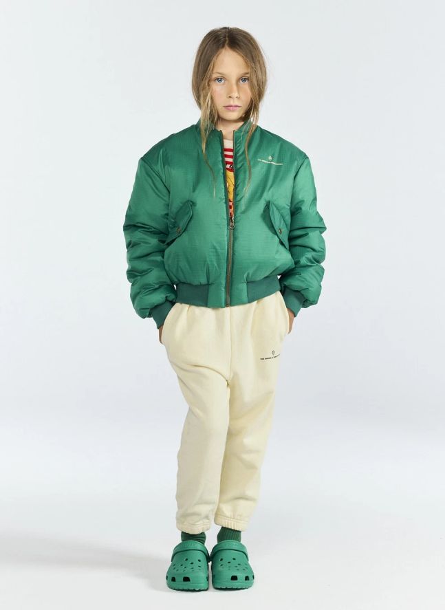 Bomber Panda Fibres Recyclées | Vert
