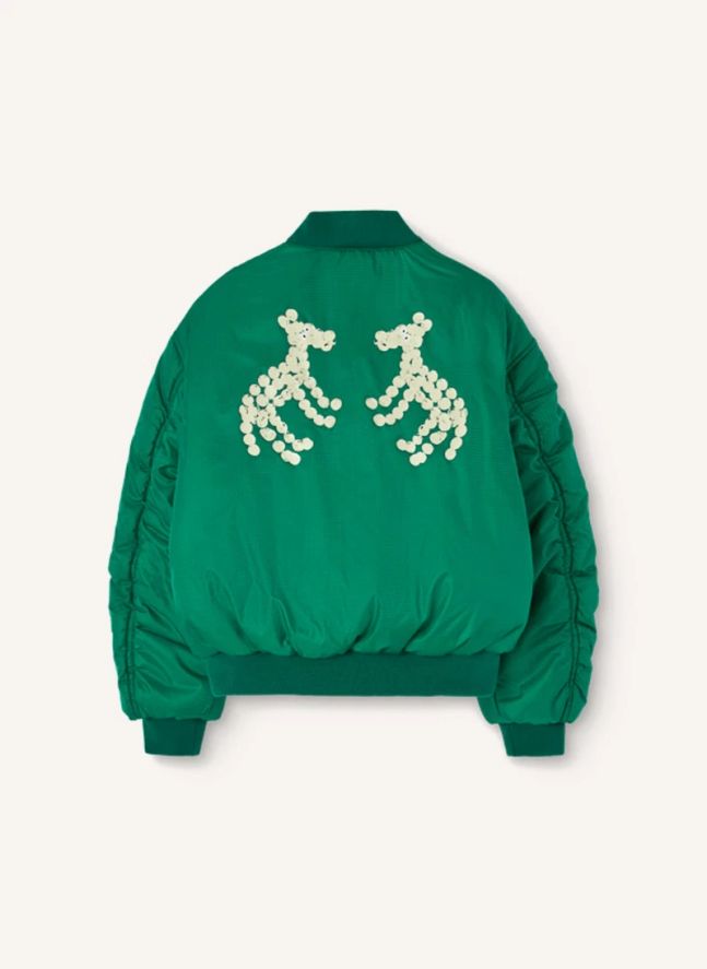 Bomber Panda Fibres Recyclées | Vert
